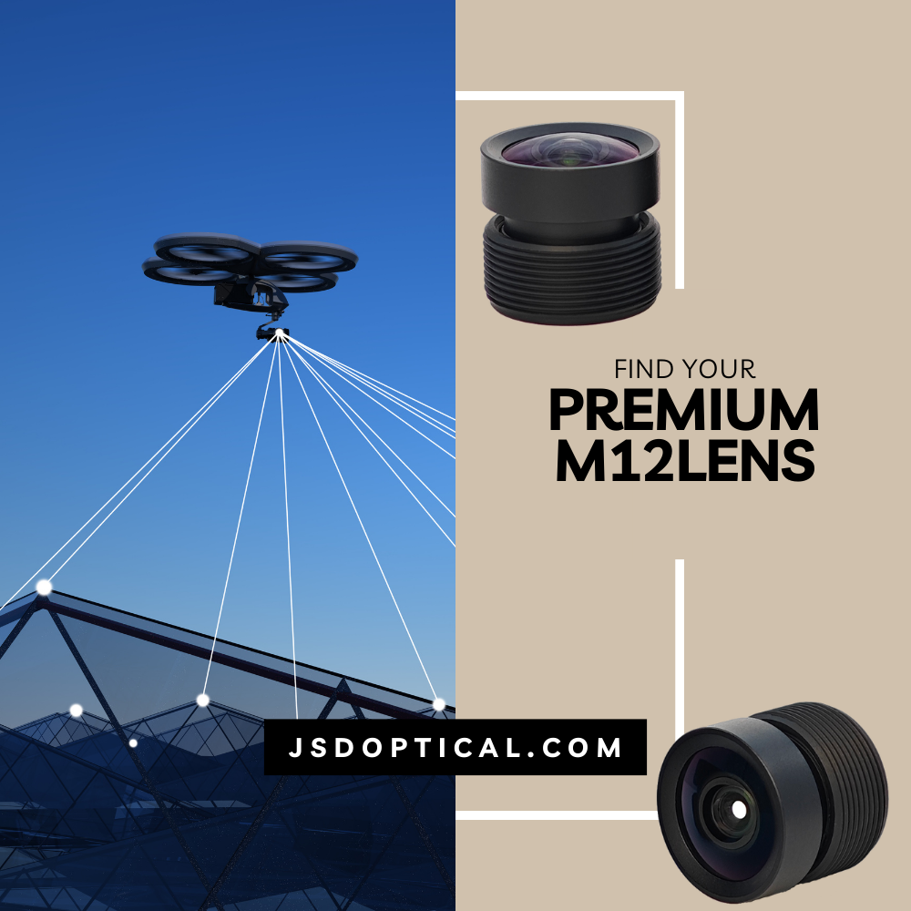 172° Super Wide-Angle M12 Lens JSD2112: The F1.2 Low-Light Beast for 5MP HD Surveillance!