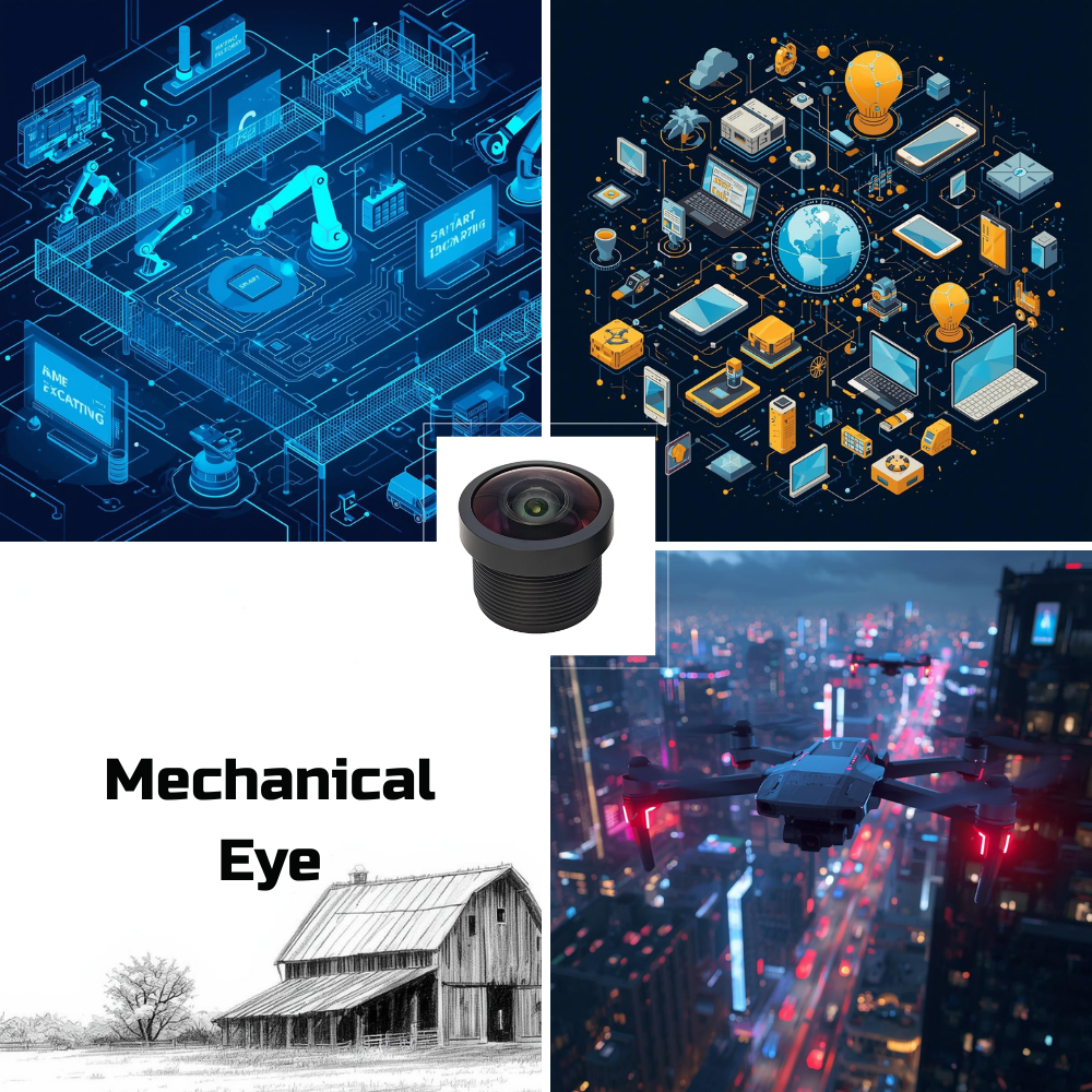 2.73mm EFL M12 S-Mount Lens 12MP Resolution 182° Panoramic View (JSD2726)